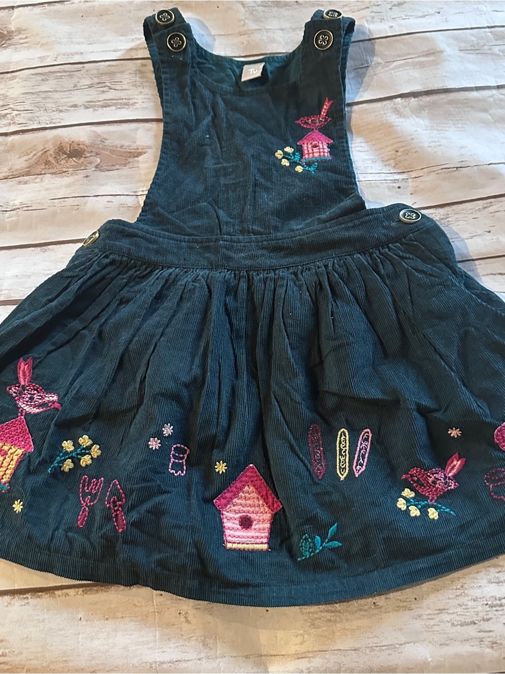 Tu green birdhouse Dress